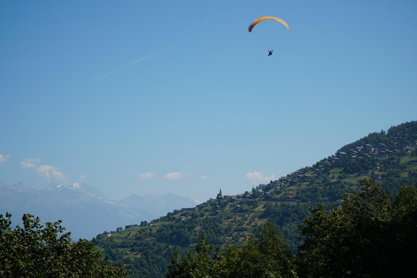 Zomeruitzicht vanuit het chalet